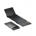ProtoArc XK01-TP Teclado Portatil Plegable en Triptico - Bluetooth -  Con Touchpad - Conexion de hasta 3 Dispositivos - Color Negro