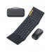 ProtoArc XKM01 Combo Teclado Portatil Plegable en Triptico + Raton - Bluetooth - Teclado Numerico - Conexion de hasta 3 Dispositivos - Color Negro