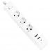 Xiaomi 20W Power Strip Regleta con Interruptor - 3 Tomas Schuko - 2 Puertos USB C 20W + 1 USB A - Carga Rapida 20W - Material Retardante de Llama 750Â°C - Proteccion Infantil - Cable 1.4 m - Color Blanco