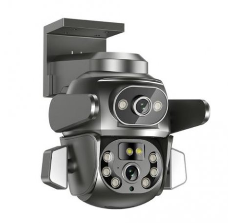 XO CR04 Camara Vigilancia WiFi - FullHD - Deteccion de Movimiento - Vision Nocturna - Sonido Bidireccional - Color Negro
