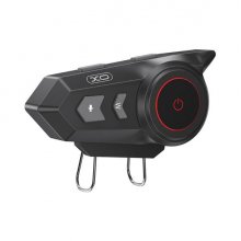 XO BE47 Intercomunicador para Casco de Moto - Bluetooth 5.3 - Alcance hasta 20m - Color Negro
