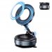 XO C169 Soporte Magnetico de Coche para Smartphones - Fijacion por Vacio - Rotacion 360Âº - Brazo Extensible - Multisuperficie - Boton de Liberacion  - Aro Metalico Incluido - Color Negro