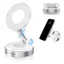 XO C169 Soporte Magnetico de Coche para Smartphones - Fijacion por Vacio - Rotacion 360º - Brazo Extensible - Multisuperficie - Boton de Liberacion - Aro Metalico Incluido - Color Blanco XO C169 Soporte Magnetico de Coche para Smartphones - Fijacion por Vacio - Rotacion 360º - Brazo Extensible - Multisuperficie - Boton de Liberacion - Aro Metalico Incluido - Color Blanco