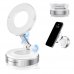 XO C169 Soporte Magnetico de Coche para Smartphones - Fijacion por Vacio - Rotacion 360Âº - Brazo Extensible - Multisuperficie - Boton de Liberacion  - Aro Metalico Incluido - Color Blanco