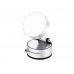 XO C170 Soporte Magnetico de Coche para Smartphones - Fijacion por Vacio - Rotacion 360Âº - Boton de Liberacion  - Aro Metalico Incluido - Color Blanco