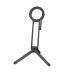 XO C180 Soporte Tripode Magnetico para Smartphone - Giro 360Âº - Aluminio - Anillo Magnetizante - Kit de Limpieza - Uso en Mano y Sobremesa - Ligero y Resistente - 58x12x163mm - Color Negro