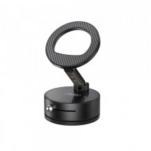 XO C188 Soporte de Coche para Smartphone - Magnetico - Fijacion por Vacio - Fuerza 19N - Giro 360Âº - Inclinacion 180Âº - Plegable - Aleacion de Aluminio - 59x59x36.8mm - Color Negro