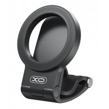 XO C191 Soporte de Coche para Smartphone - Salpicadero - Giro 95Âº - Dispositivos de 4 a 7" - Plegable - ABS y Acero Inoxidable - 80x58x63mm - Color Negro