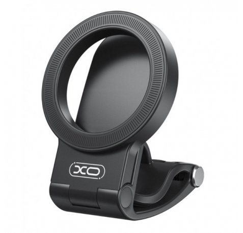 XO C191 Soporte de Coche para Smartphone - Salpicadero - Giro 95Âº - Dispositivos de 4 a 7" - Plegable - ABS y Acero Inoxidable - 80x58x63mm - Color Negro