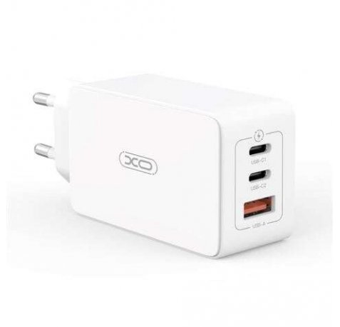 XO Cargador de Carga Rapida 65W Proteccion de Sobretensiones - Color Blanco