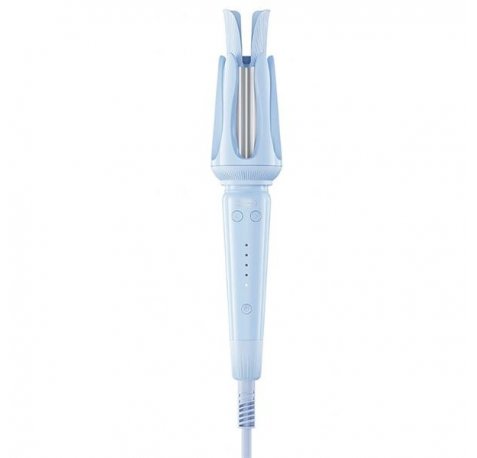 XO CF40 Rizador de Pelo - 40W - Punta 360 - Autocurvatura - Control de Temperatura Digital con 4 Niveles - Apagado Automatico - Color Azul