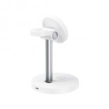XO CX038 Cargador Inalambrico Magnetico Rapido - 15W - Sujecion Magnetica - Color Blanco XO CX038 Cargador Inalambrico Magnetico Rapido - 15W - Sujecion Magnetica - Color Blanco