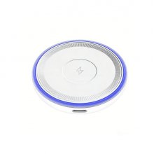 XO CX042 Cargador Inalambrico - Potencia 15W - Magnetico - Fuerza 12N - USB-C - Compatible QI - Indicador LED - Policarbonato y ABS - Color Blanco
