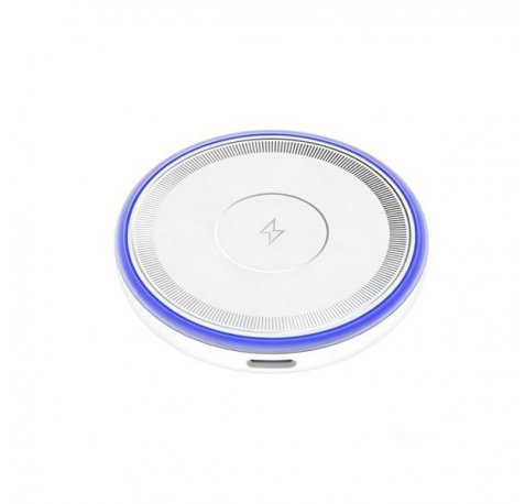 XO CX042 Cargador Inalambrico - Potencia 15W - Magnetico - Fuerza 12N - USB-C - Compatible QI - Indicador LED - Policarbonato y ABS - Color Blanco