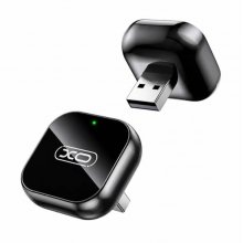 XO CZ026 Conversor CarPlay Inalambrico - USB-A - USB-C - Vinculacion Automatica - Solo iPhone - Conexion Inalambrica - Color Negro