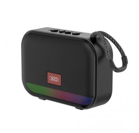 XO F66 Altavoz Bluetooth - 5W - USB y MicroSD - RGB - Color Negro