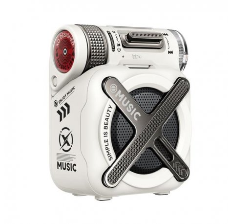 XO F72 Altavoz Bluetooth - Portatil - Ultra Compacto - Color Blanco