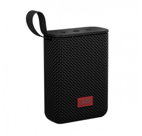 XO F74 Altavoz Portatil - Potencia 5W - Bluetooth 5.3 - Bateria 1200mAh - Tarjeta TF - Plastico y Silicona - 115x85.6x40mm - Color Negro
