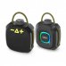 XO F77 Altavoz Portatil - IP66 - Bluetooth 5.3 - Bateria 1200mAh - Linterna RGB - 7 Efectos de Luz - AUX y Tarjeta microSD - Manos Libres - ABS y Tela - Color Negro