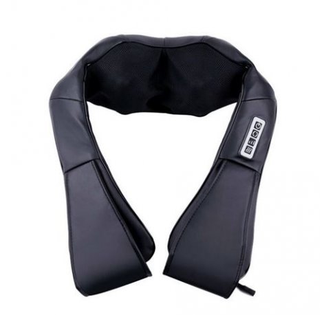 XO FG09 Masajeador de Cuello con Calor - 3 Niveles - 30W - Adaptador y Cable para Coche - Color Negro