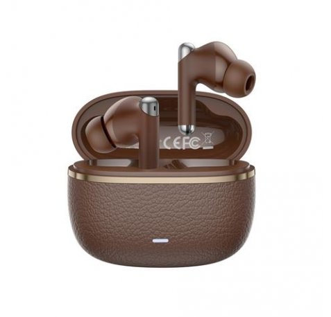 XO G33 Auriculares Bluetooth 5.4 - TWS - Cancelacion de Ruido ENC+ANC - Caja Texturizada - Control Tactil - Color Marron