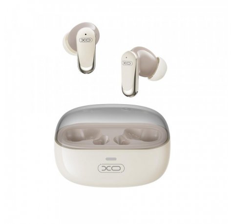 XO G42 Auriculares TWS - Cancelacion de Ruido ANC - Bluetooth 6.0 - Alcance 10m - ENC Doble Microfono - Control Tactil - Autonomia hasta 7h - Estuche 300mAh - Color Beige