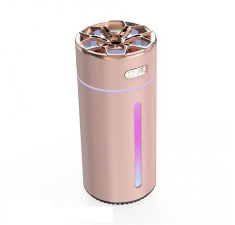 XO Aromatizador de Espacios Reducidos - Luz RGB - Bateria 800mAh - Cargador Tipo C - Capacidad 300Ml - Color Rosa