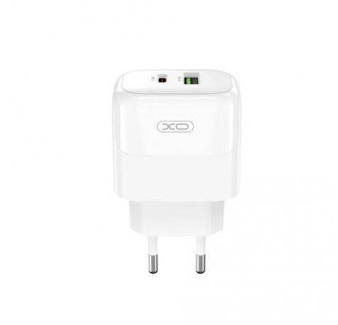 XO L138 Cargador de Pared 30W - USB-C y USB-A - Color Blanco