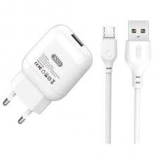 XO L37 Pack Cargador de Corriente USB + Cable USB a MicroUSB