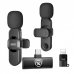 XO MC14 Microfono Inalambrico de Solapa - Cancelacion de Ruido - 100Hz-10kHz - Alcance 15m - USB-C - Clip - Peso Ligero de 7g - 58x16x29mm - Color Negro