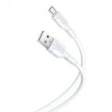 XO Cable de Carga y Transmision de Datos - Longitud 1m - Conector Micro USB - Silicona Suave y Duradera - Alta Velocidad 5V, 21A - Color Negro