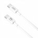 XO NBQ190 Cable de Carga - Soporta hasta 60W - USB-C a USB-C - Longitud 2m - 5-20V - Color Blanco