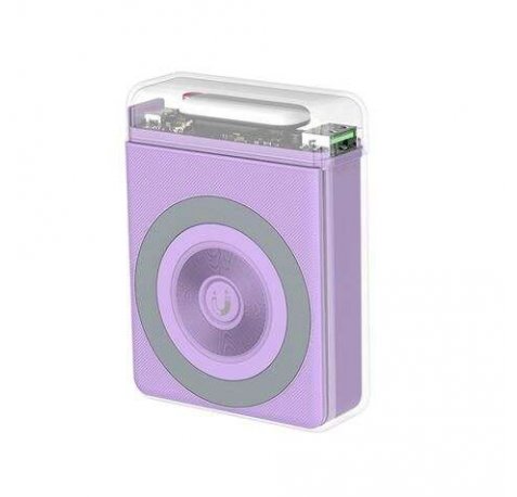 XO Powerbank 10000Mah - Salidas Tipo C 20W, USB 22.5W, Carga Inalambrica 15W - Entradas Tipo C 18W - Facil de Transportar - Carga Rapida - Resistente - Estabilidad y Proteccion - Color Morado