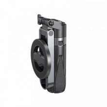 XO SS22 Tripode y Palo Selfie - 4 en 1 - Mando Bluetooth - Luz LED - Soporte Magnetico - Compacto con Gancho - Color Negro