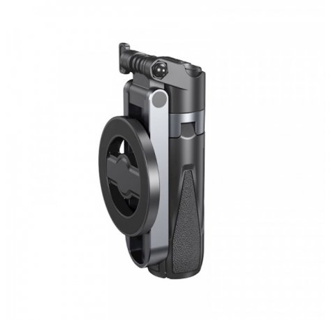 XO SS22 Tripode y Palo Selfie - 4 en 1 - Mando Bluetooth - Luz LED - Soporte Magnetico - Compacto con Gancho - Color Negro