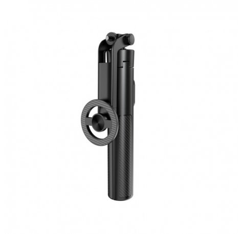 XO SS30 Soporte Selfie y Tripode Magnetico - Fuerza 18N - Giro 360Âº - Extensible hasta 1.23m - Dispositivos de 4.7 a 7" - ABS y Aluminio - Anillo Magnetizante - Kit de Limpieza - 71x59x227mm - Color Negro