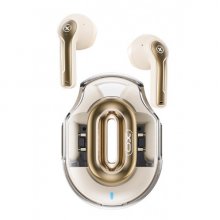 XO X43 Auriculares TWS - Bluetooth 5.4 - Autonomia hasta 18h con Estuche - USB-C - Emparejamiento Automatico - Compacto - Color Beige