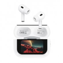 XO X48 Auriculares TWS - Cancelacion de Ruido ANC - Bluetooth 5.4 - Autonomia hasta 24h de Musica - Modo Transparencia - Pantalla Inteligente - Ecualizador - IPX4 - Color Blanco