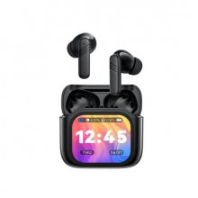 XO X50 Auriculares TWS - Bluetooth 6.0 - Cancelacion de Ruido ANC - Pantalla Tactil - Doble Microfono ENC - Modo Transparencia - Altavoz 13mm - Control de Camara - Color Negro