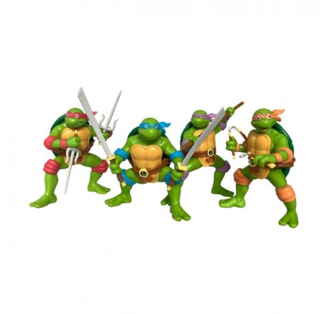 Comansi Set TMNT Tortugas Ninja 4 FigurasÂ - Estilo CÃ³mic RetroÂ - Coleccionable Â - Michelangelo, Donatello, Raphael, Leonardo