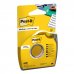 Post-It Rollo de Cinta Adhesiva para Escribir - 8.42mm x 17.7m - con Dispensador - Color Blanco